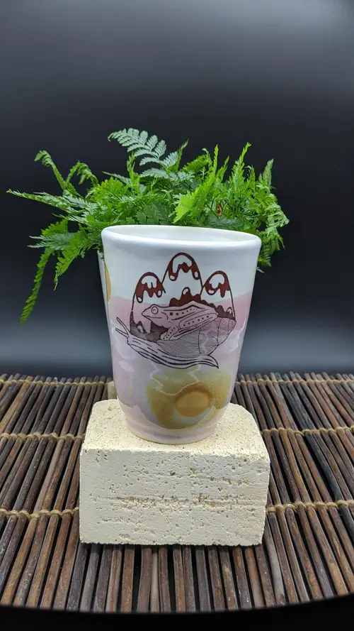 Handmade ceramic pottery: Brown Bowl Interior Glaze