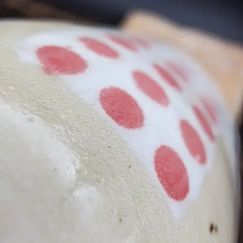 Handmade ceramic pottery: Close Up Dots