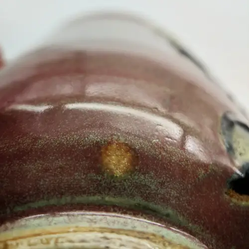 Handmade ceramic pottery: Close Up Glaze Texture