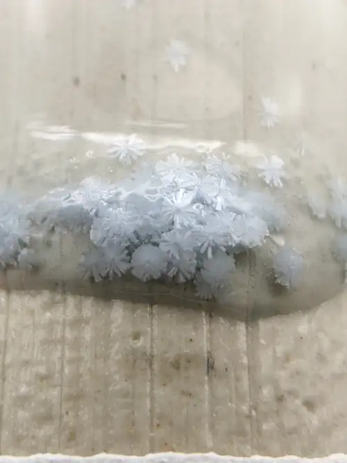 Handmade ceramic pottery: Frosty Glaze Crystals