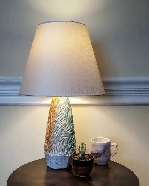 Handmade ceramic pottery: Lamp - Planter - Mug