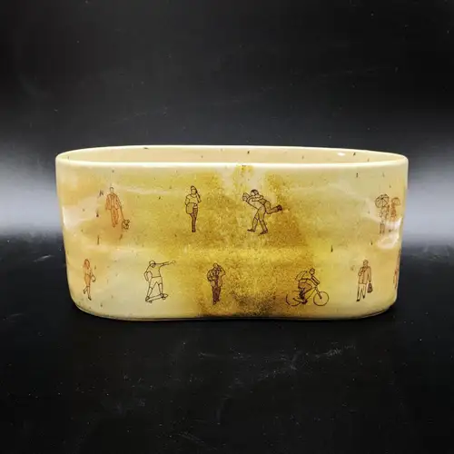 Handmade ceramic pottery: Lil People Planter 2