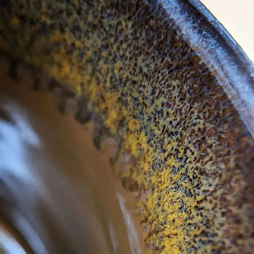 Handmade ceramic pottery: Microcrystaline Delight 2