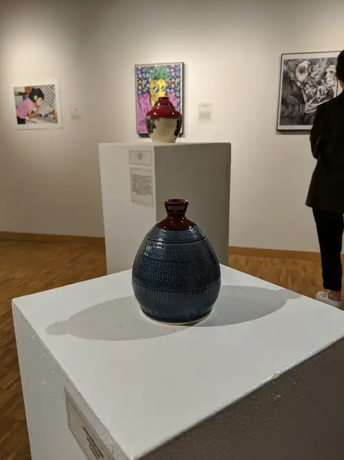 Handmade ceramic pottery: Off the Beaten Path Gallery Show at Northwestern University