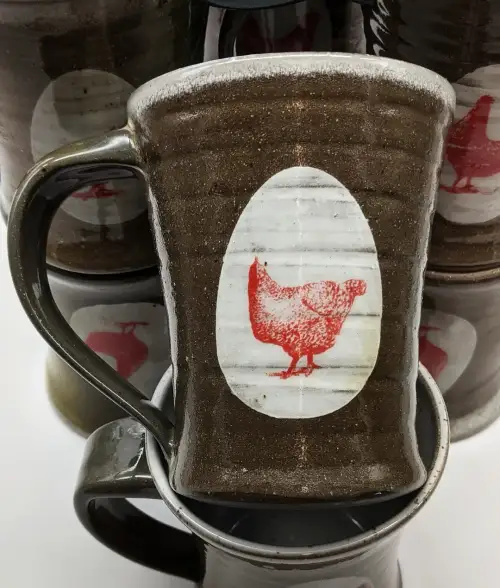 Handmade ceramic pottery: Purple Blue Gradient Bowl One