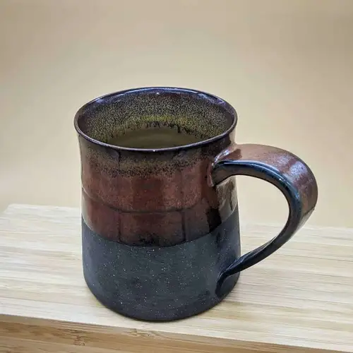 Handmade ceramic pottery: Randy's Red on Black BMIX