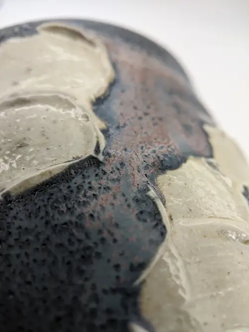 Handmade ceramic pottery: Textured Cup