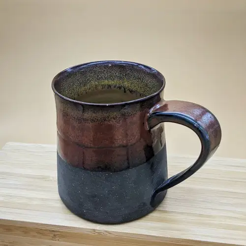 Handmade ceramic pottery: Triple Layer Gradient Mug